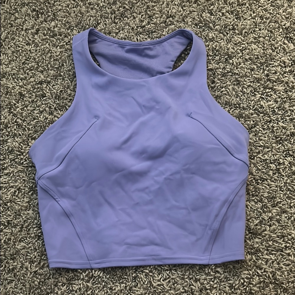 LuluLemon Lavender Athletic Crop Top